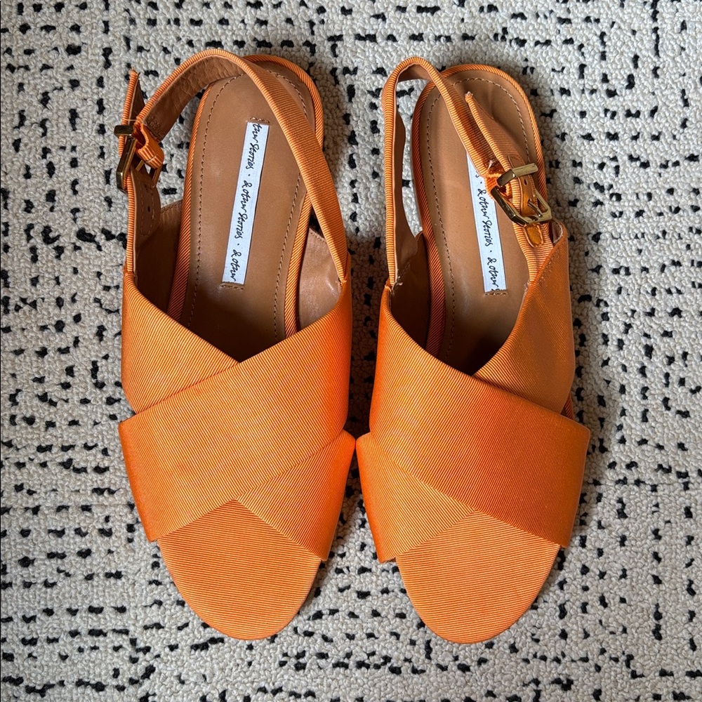 & Other Stories Orange Sandals